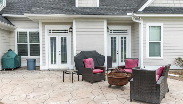 Create a Beautiful Stamped Concrete Patio in Muskegon, MI